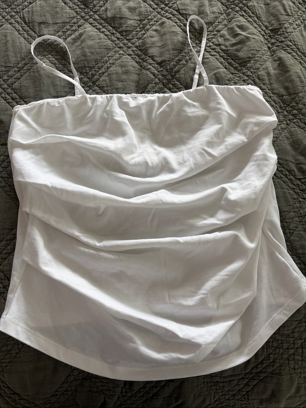 Zara white tank